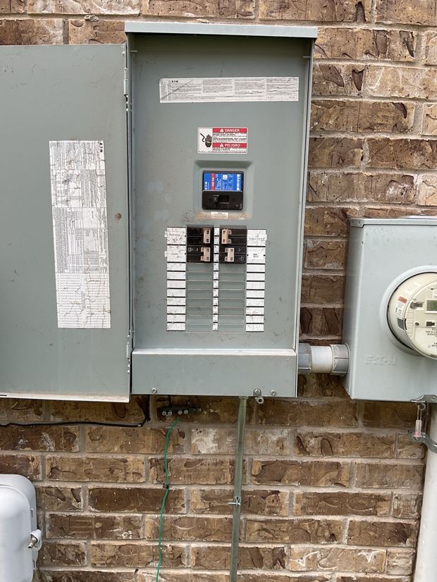 New mini split circuit added to an Eaton panel on a Round Rock home